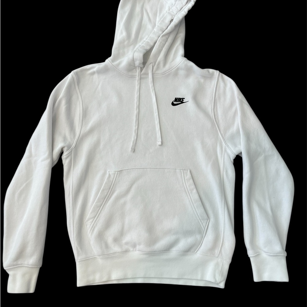 Nike White Pullover Hoodie